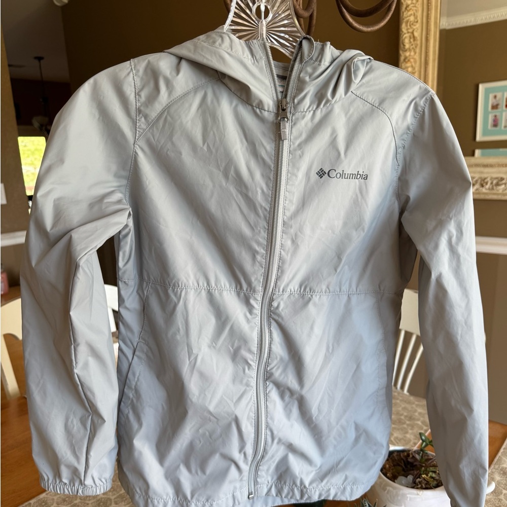 Columbia Kids' Light Gray Raincoat